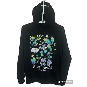 Whooli Chen x H&M Wildflowers Printed Hoodie Graphics Pullover Size 16/18 / XL